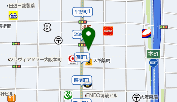 東邦化学工業株式会社大阪支店の地図画像
