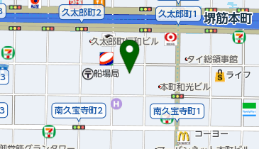 阪神花園株式会社本町本店の地図画像