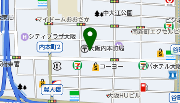 近畿化粧品健康保険組合の地図画像