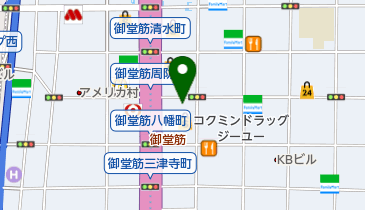 有限会社中村屋本店呉服店の地図画像