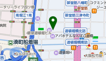 有限会社グランドサウナ心斎橋の地図画像