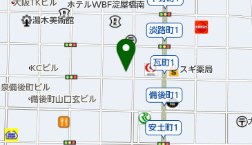 板吉酒店の地図画像