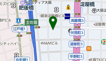 ナビオコンピュータ株式会社統轄本部の地図画像