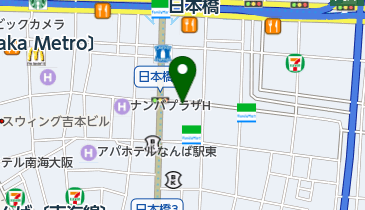 黒門市場商店街振興組合の地図画像