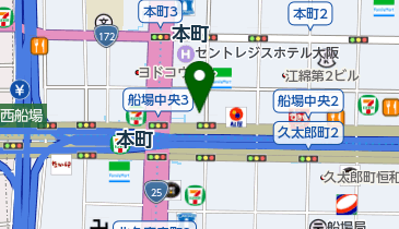 高安株式会社大阪営業所の地図画像