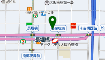 大阪スキンケアクリニックの地図画像