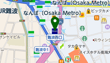 自衛隊大阪地方協力本部 ナンバ募集案内所の地図画像