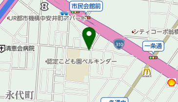 シラカワ学生服専門店本店の地図画像