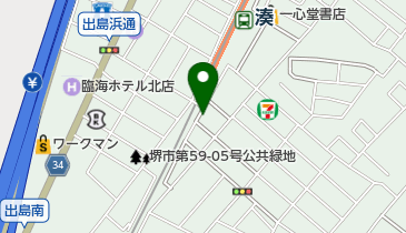 湊電業社の地図画像