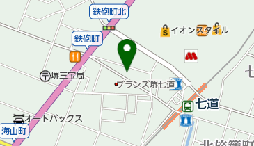 セブン化粧品の地図画像