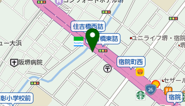株式会社堺鉄建の地図画像