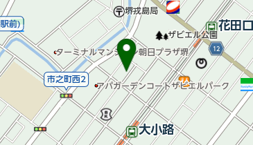 西部ゴム株式会社堺ベイスの地図画像