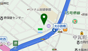 運転代行エース・堺の地図画像