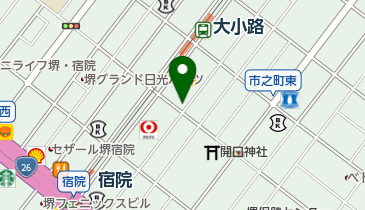 西尾茗香園の地図画像