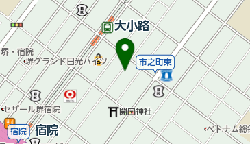 天川屋刃物店山之口店の地図画像