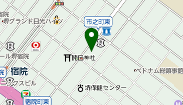 ヘリオス大阪株式会社の地図画像