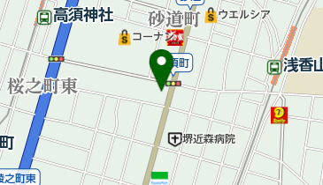 フカガワ洋菓子店の地図画像