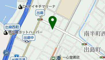 湊潮湯の地図画像