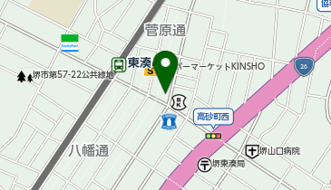 スター理容の地図画像