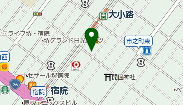 割烹十仁角の地図画像