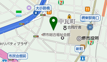 大阪刑務所 堺拘置支所の地図画像