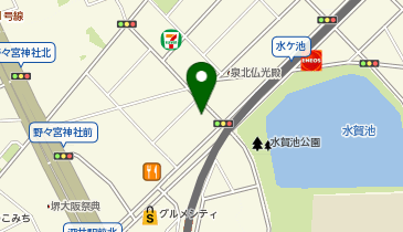 フィットネスクラブコスパ深井の地図画像