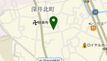中西ゴム工業株式会社の地図画像