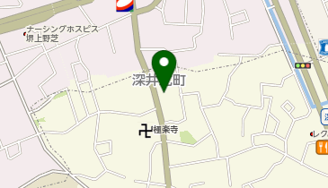 深井北町会館の地図画像