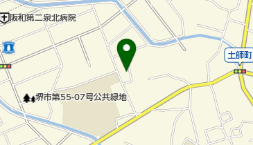 トクダ看板イン土師の地図画像