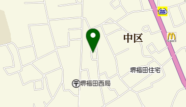 秋庭ドライクリーニングの地図画像