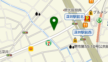 株式会社白洋舎 深井サービス店の地図画像