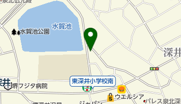 100円クリーニング・コインズ 深井水池店の地図画像