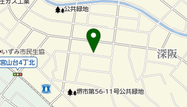 泉北工業の地図画像