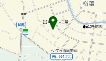 煙草谷自動車の地図画像