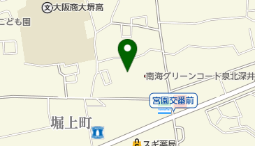 堺パッケージ館の地図画像