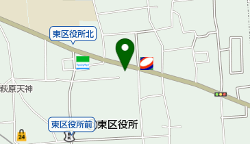 田中自動車株式会社の地図画像