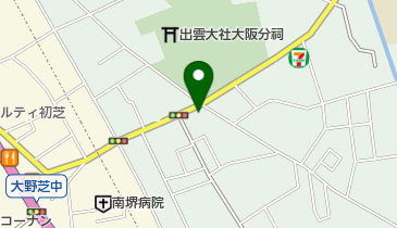 岸美容室の地図画像