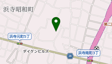 浜寺元町公民館の地図画像