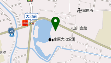 堺市立 家原大池体育館の地図画像