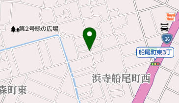 小田文房具店の地図画像