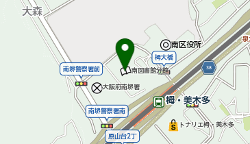 堺市立 栂文化会館の地図画像