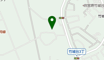 泉北ニュータウンバプテスト教会の地図画像