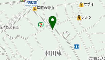 泉北ルーテル教会の地図画像