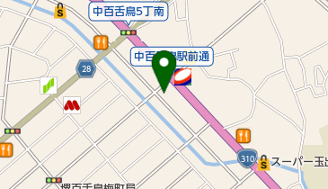 中山鍼灸整骨院の地図画像