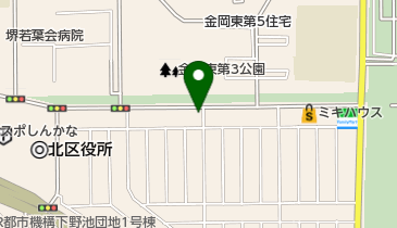 かつみ理容店の地図画像