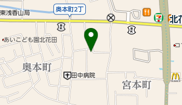 くま川理容の地図画像