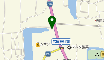 上島珈琲貿易株式会社の地図画像