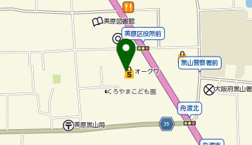 ルビーオークワ美原店の地図画像
