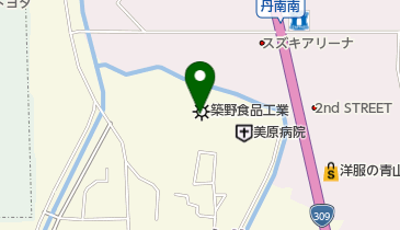 築野食品工業株式会社大阪工場の地図画像