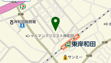 有限会社久保商店の地図画像